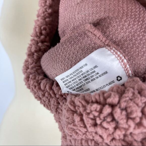 Wild Fable Sherpa Pullover 1/2 Zip Sweater Medium - Picture 5 of 8